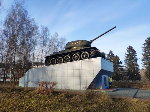 танк в городе Новозыбков