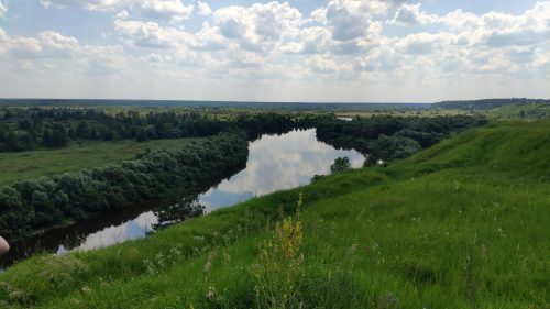 Арельск Трубчевский район Холм вид на реку