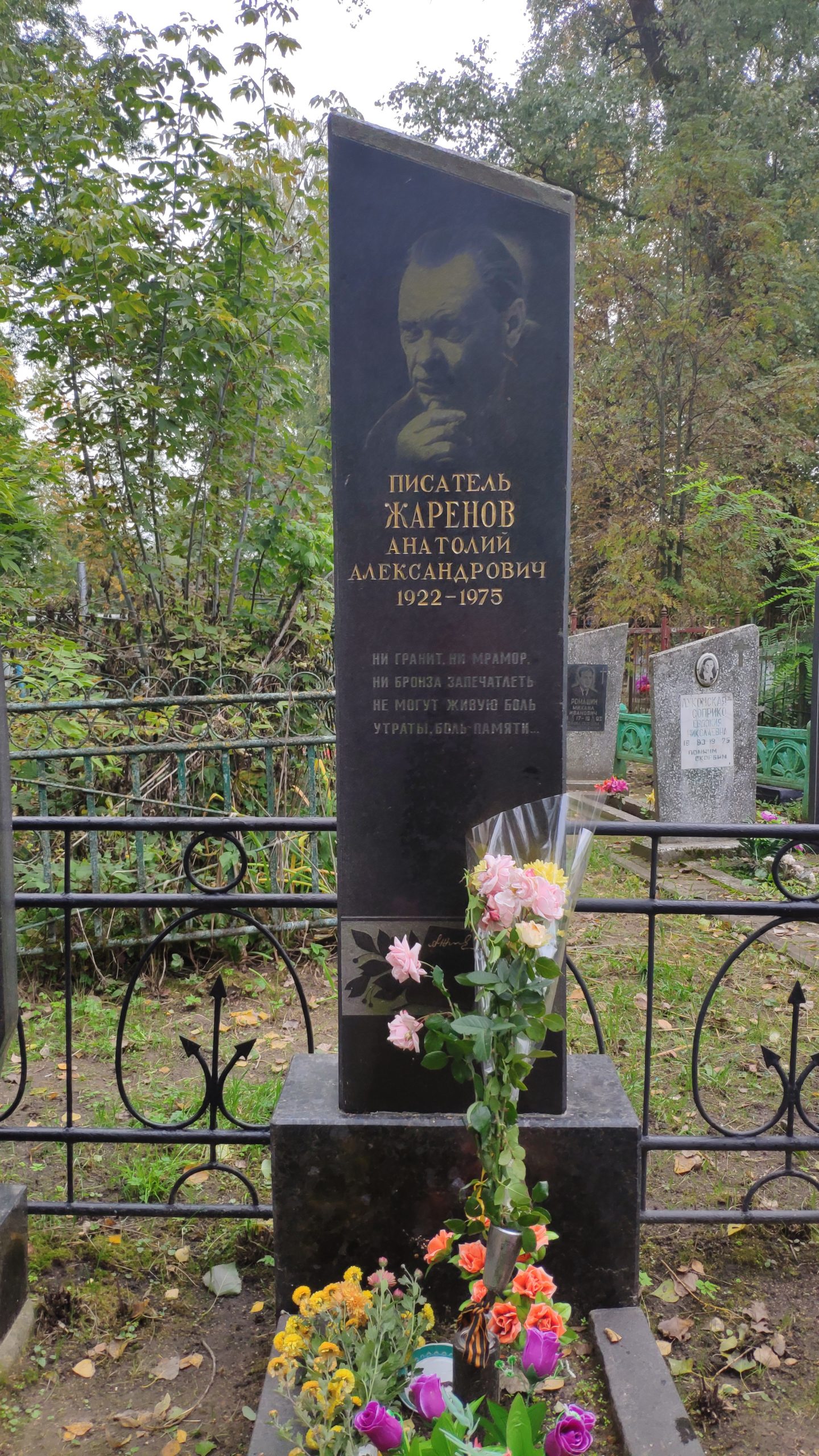 писатель Жаренов могила центральное кладбище