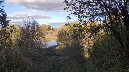 Дареевичи вид с холма на озеро реку