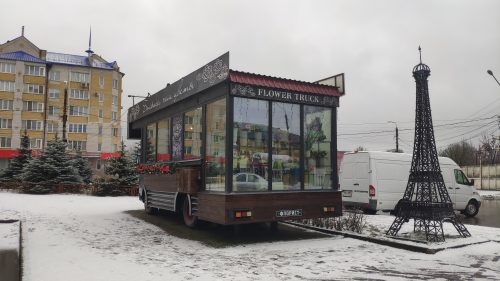 Автобус арт-объект Клинцы