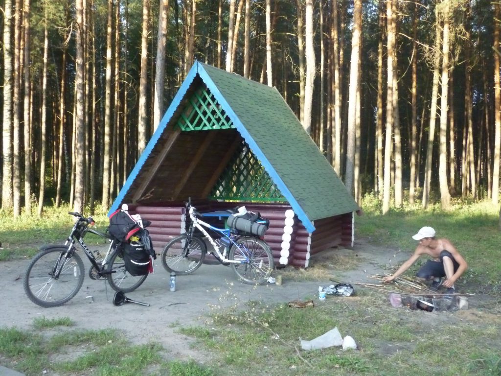 Остановка кемпинг велопоход Беларусь