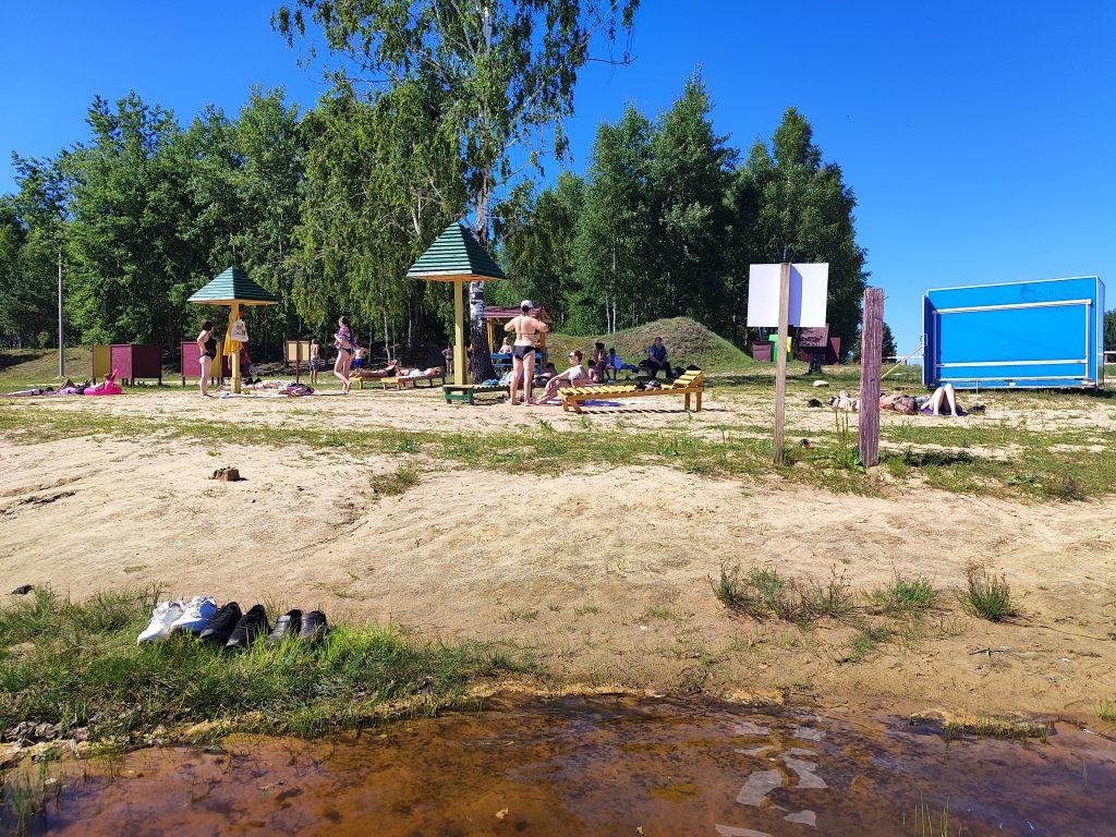 пляж города Хотимск Беларусь 5