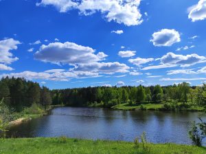 Красивый водоём на реке. село Гастёнка фото 4