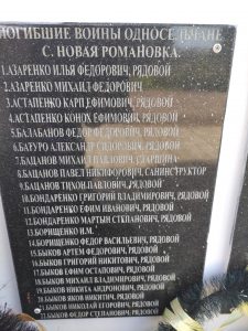 Памятник ВОВ в селе Новая Романовка скульптура солдата мемориал фото 3